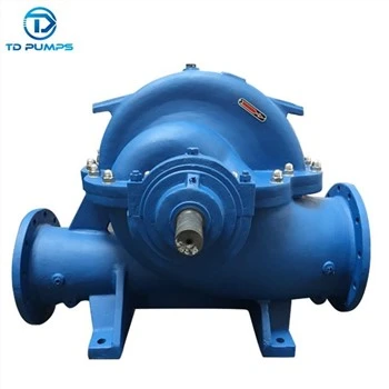 Pompă centrifugă cu aspirație dublă, cu o singură treaptă, cu apă curată din oțel inoxidabil industrial cu debit mare